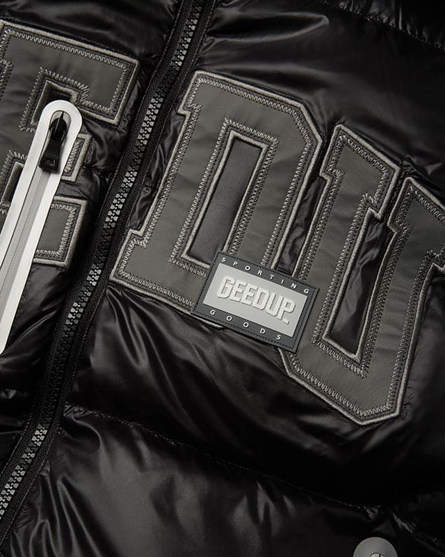 Core/Team Logo Reversible Puffer Jacket Grey/Black - Image 6