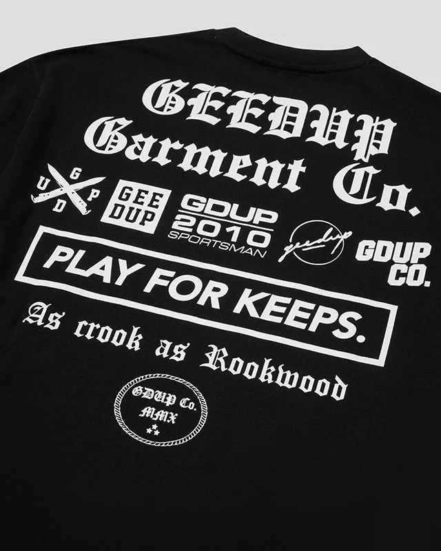 Garment Co. T-Shirt Black/White - Image 4