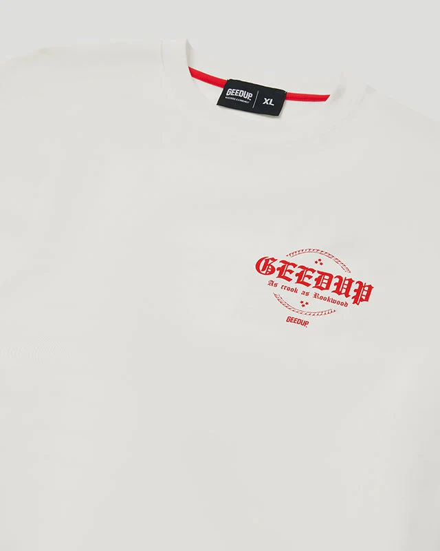 Garment Co. T-Shirt White/Red - Image 3