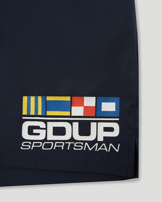 GDUP Sportsman Flag Shorts Navy - Image 3