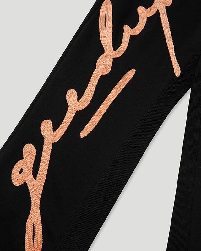 Geedup Signature Trackpants Black/Peach - Image 3
