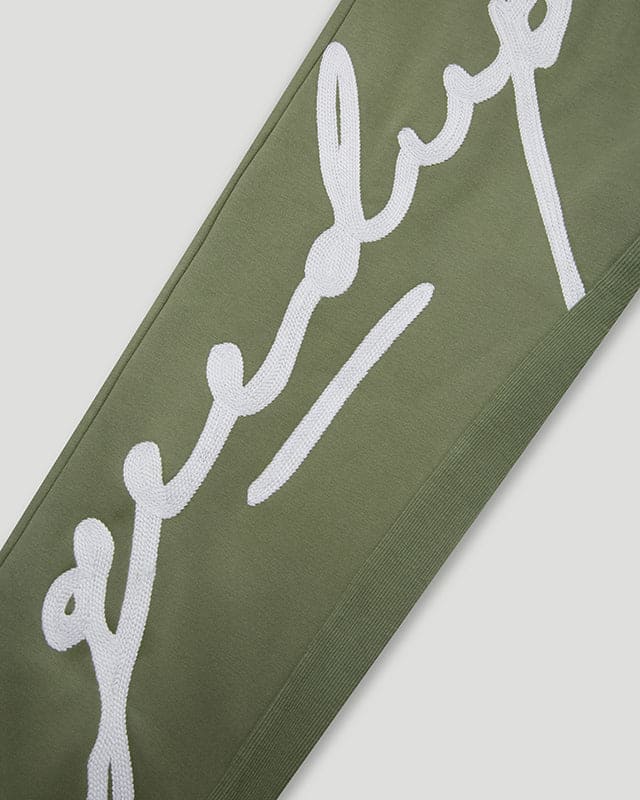 Geedup Signature Trackpants Olive/White - Image 3