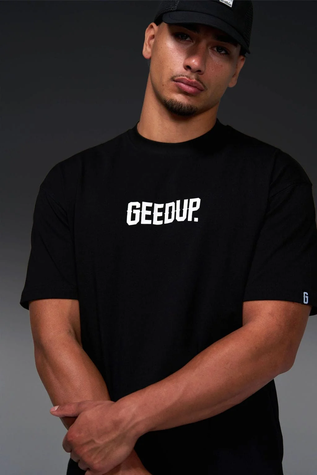 Geedup Stack T-Shirt Black - Image 4