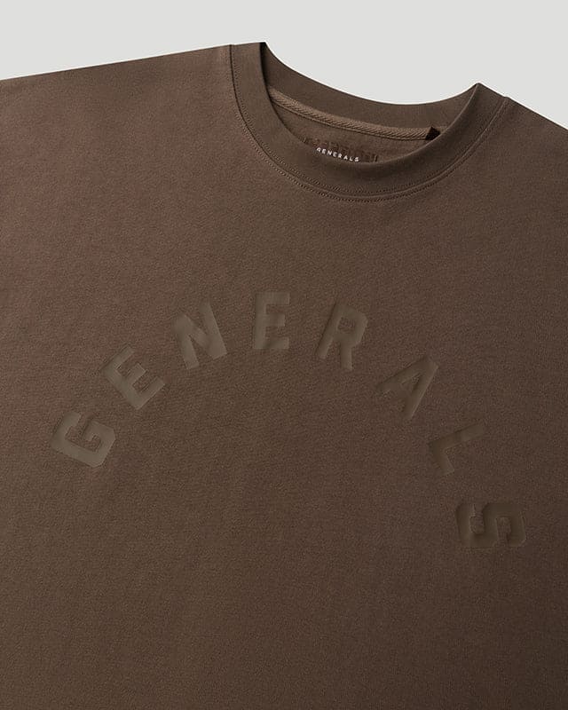 Generals Classic Fit Longsleeve T-Shirt Chestnut - Image 5