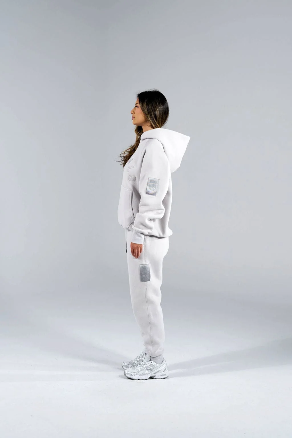 Generals Classic Fit Raglan Hoodie Nimbus Cloud - Image 5