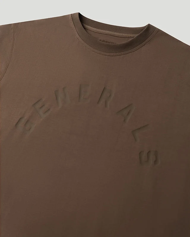 Generals Slim Fit T-Shirt Chestnut - Image 3