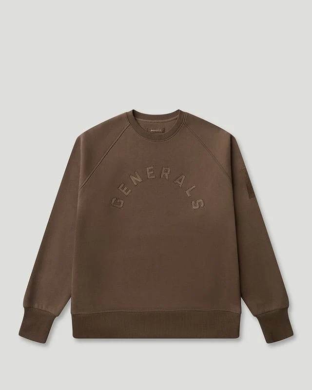 Generals Classic Fit Crewneck Chestnut