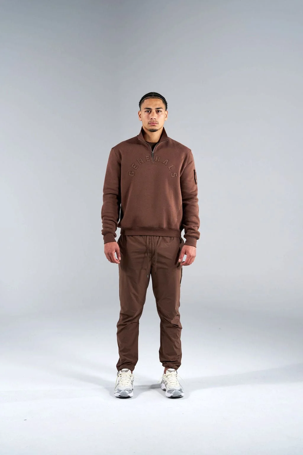 Generals Classic Zip Qtr Zip Chestnut - Image 2
