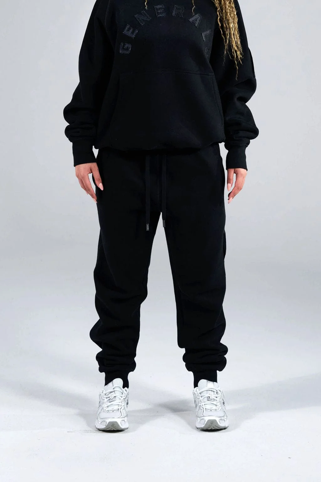 Generals Taper Leg Trackpants Jet Black - Image 4