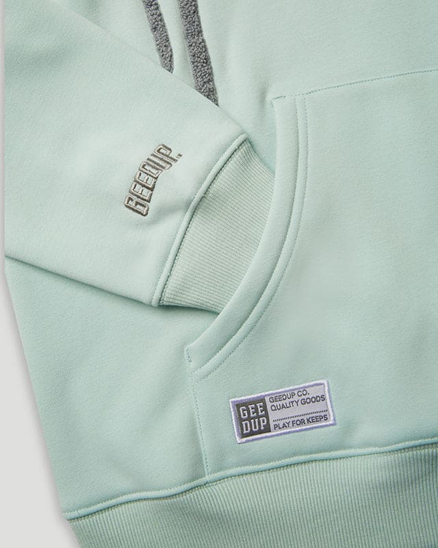Handstyle Hoodie Teal/Grey - Image 3