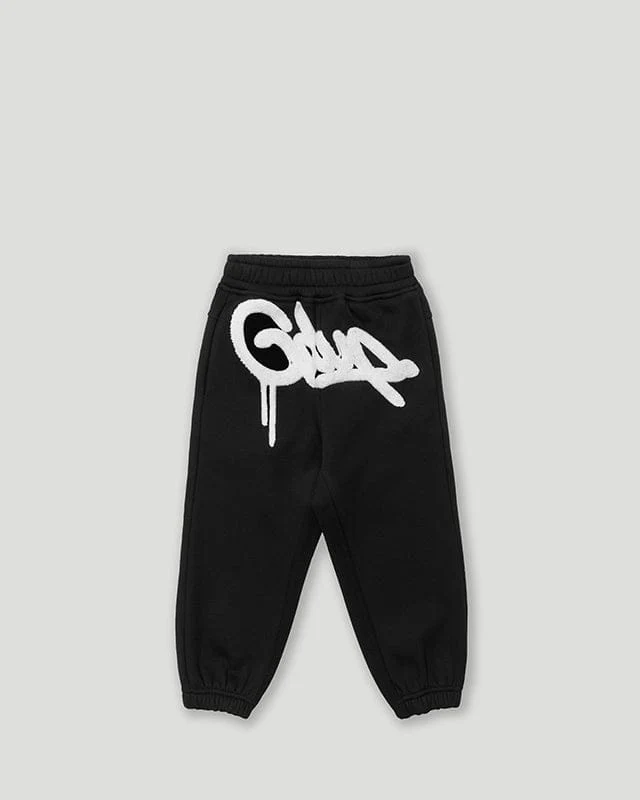 Handstyle Kids Tracksuit Black/White - Image 3