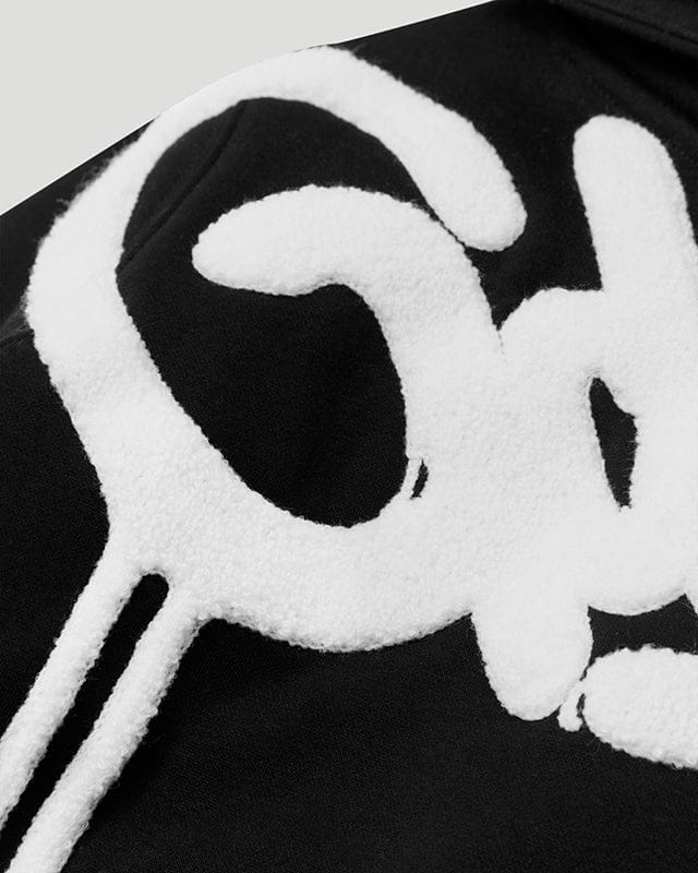 Handstyle Kids Tracksuit Black/White - Image 5