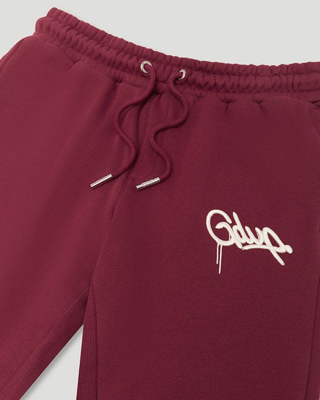 Handstyle Logo Trackpants Maroon/Cream - Image 2