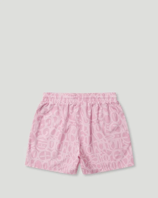 Handstyle Swim Short Pink/Blue - Image 4