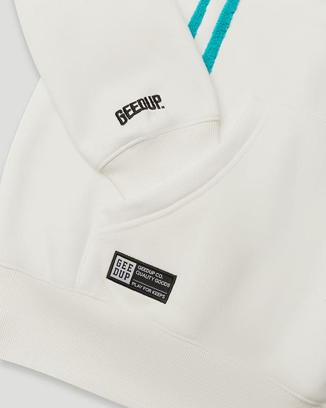 Handstyle x Foot Locker Hoodie White/Aqua/Turbo Green - Image 4