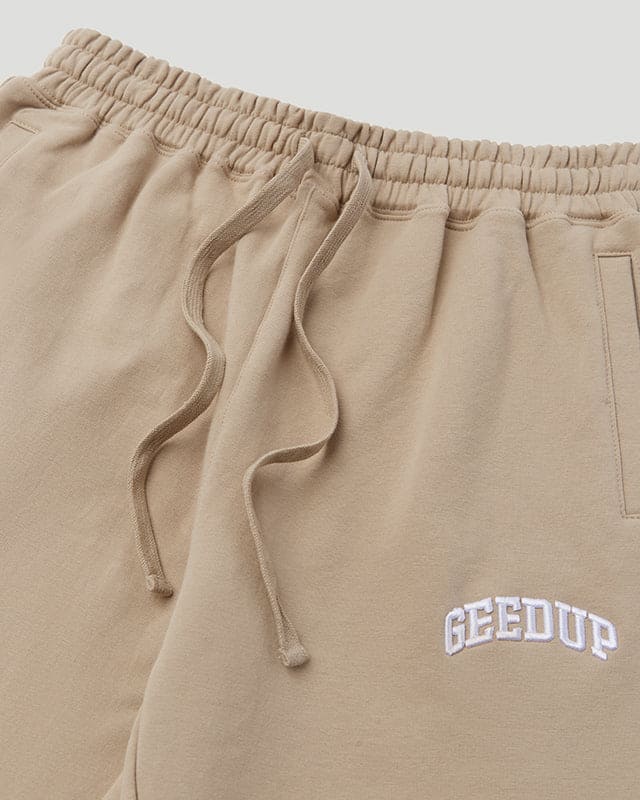 Micro Team Logo Trackpants Tan - Image 3