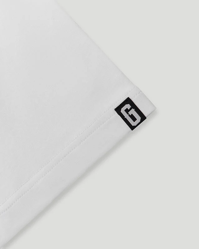 Mono Logo Tee - White - Image 4