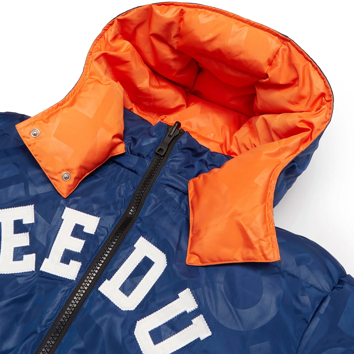 PFK Blue/Orange Reversible Duck Down Jacket - Image 5
