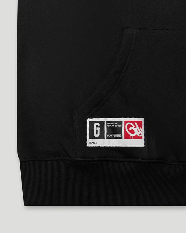 PFK Company Hoodie Tonal Black - Image 4