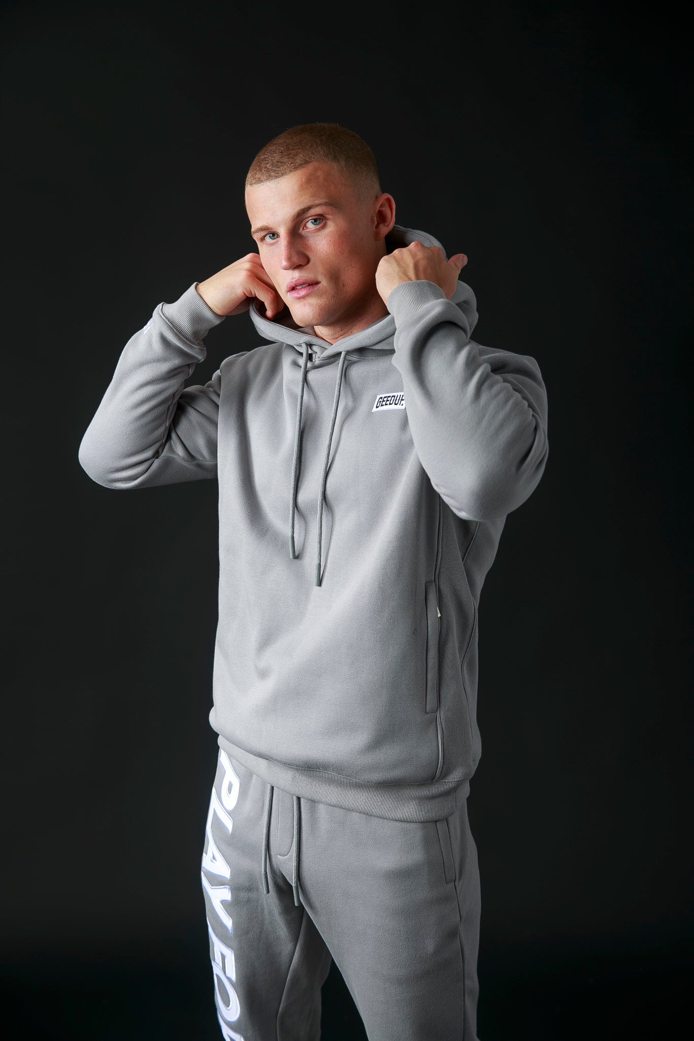 PFK Hoodie Grey/White - Image 5