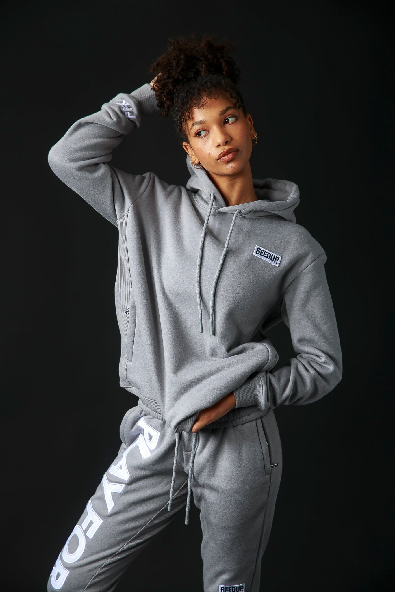 PFK Hoodie Grey/White - Image 6