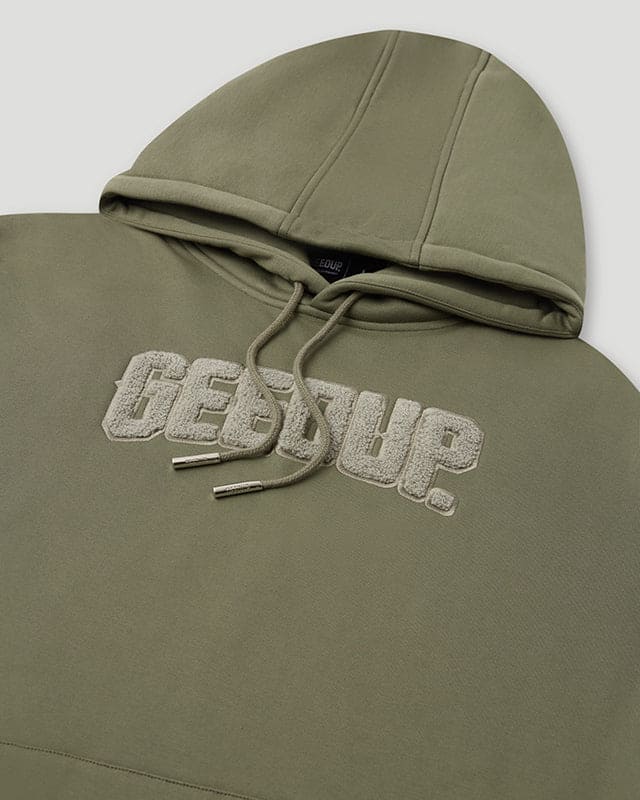 PFK Hoodie Olive Tonal - Image 3
