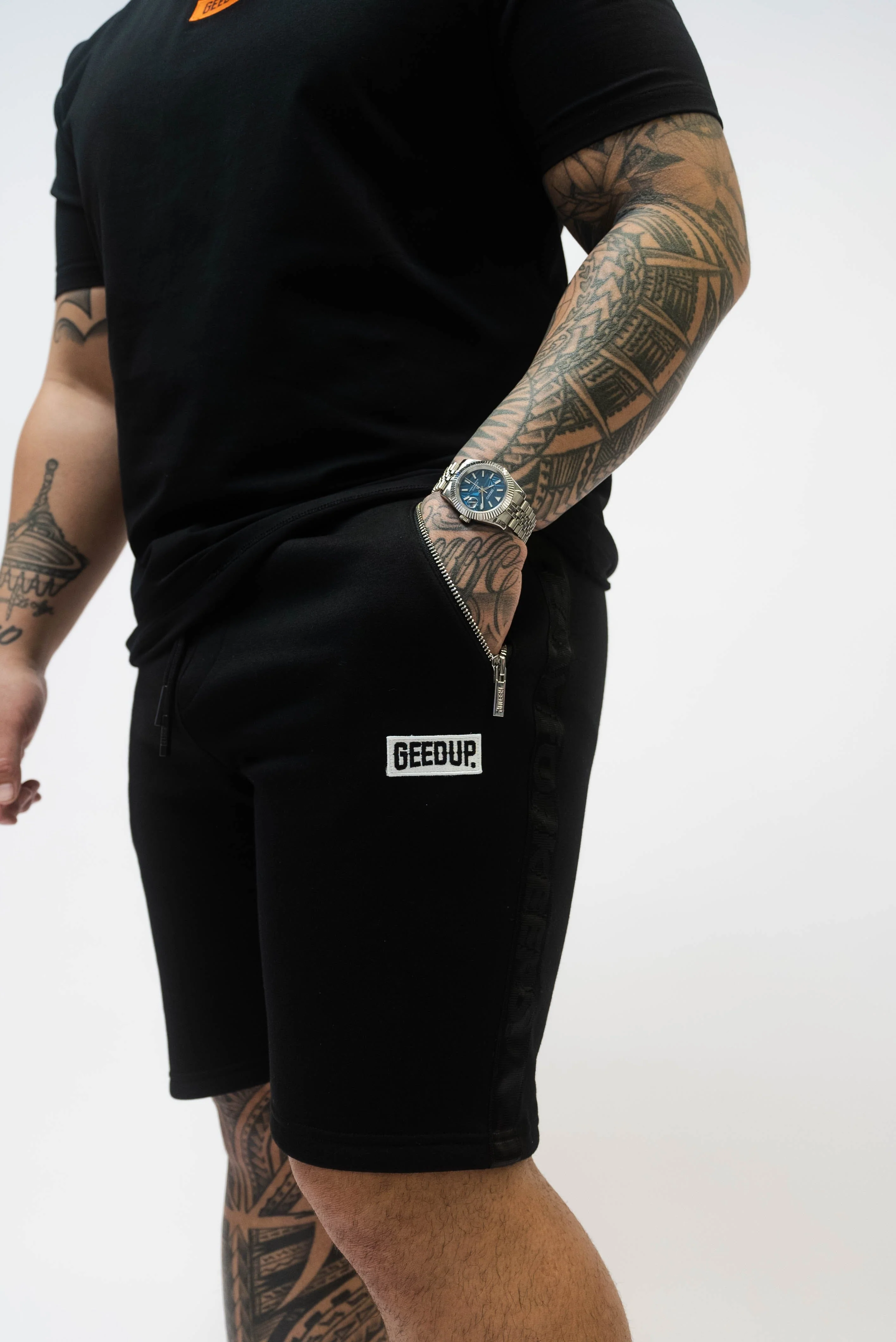 PFK Tape Shorts Black - Image 5