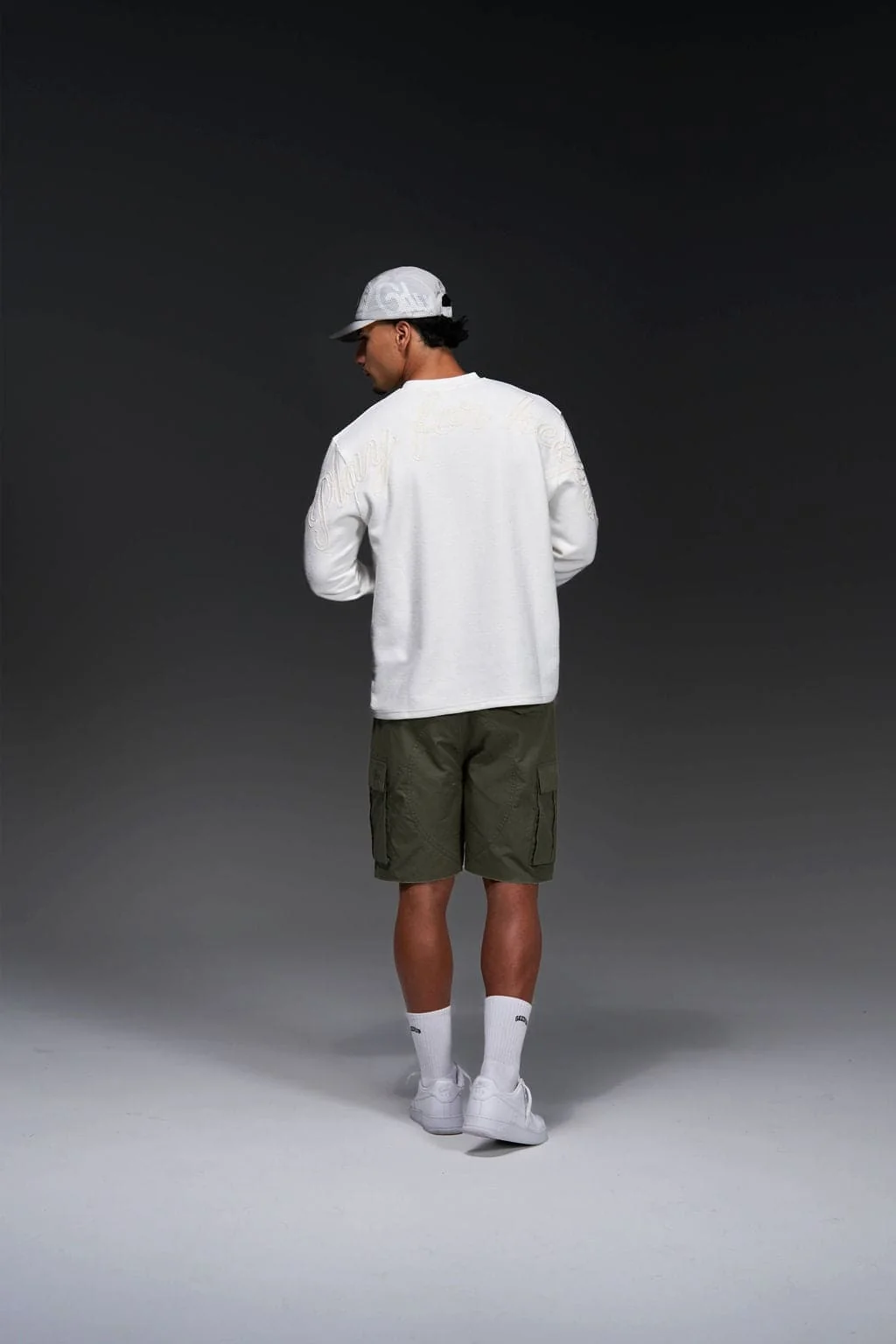 PFK Waffle Longsleeve T-Shirt White - Image 4