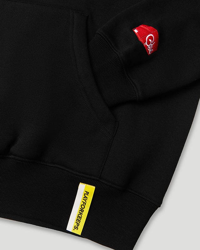 PFK x Foot Locker Hoodie Black/Turbo Green/White - Image 5