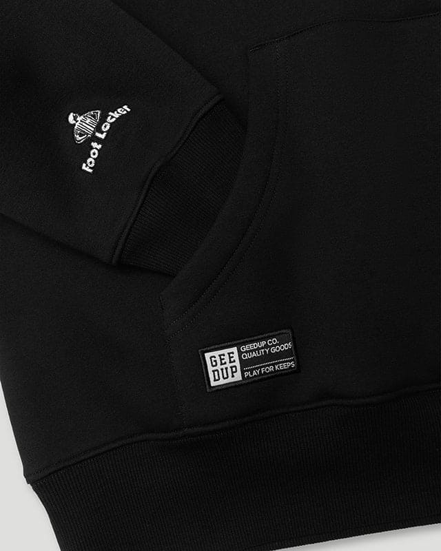 PFK x Foot Locker Hoodie Black/Turbo Green/White - Image 6