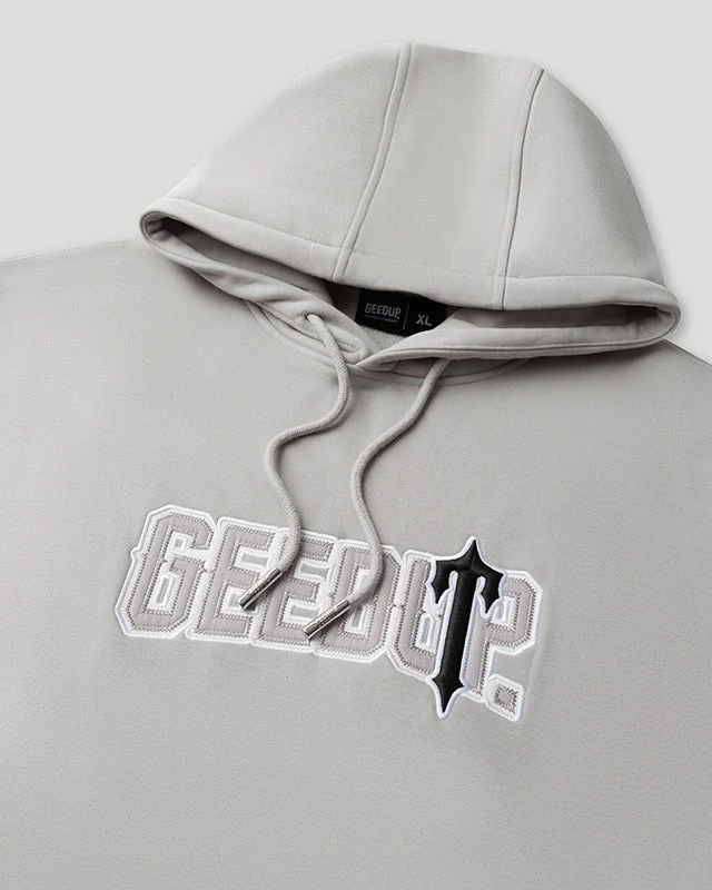 PFK x Trapstar Irongate Hoodie Grey/Black - Image 4