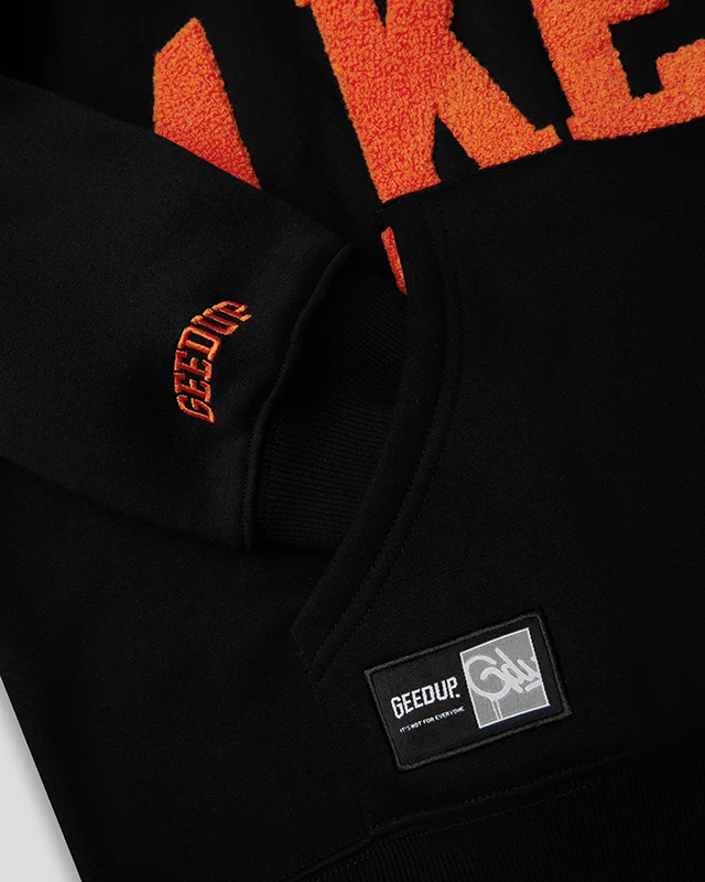 Play4Keeps Handstyle Hoodie Black/Orange - Image 5