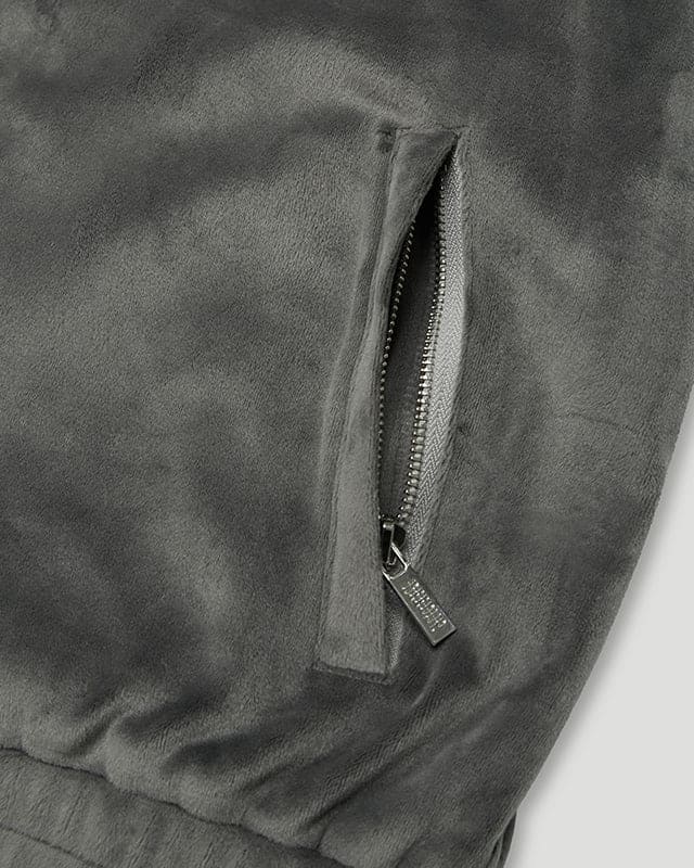 Signature Velour Jacket Grey - Image 3