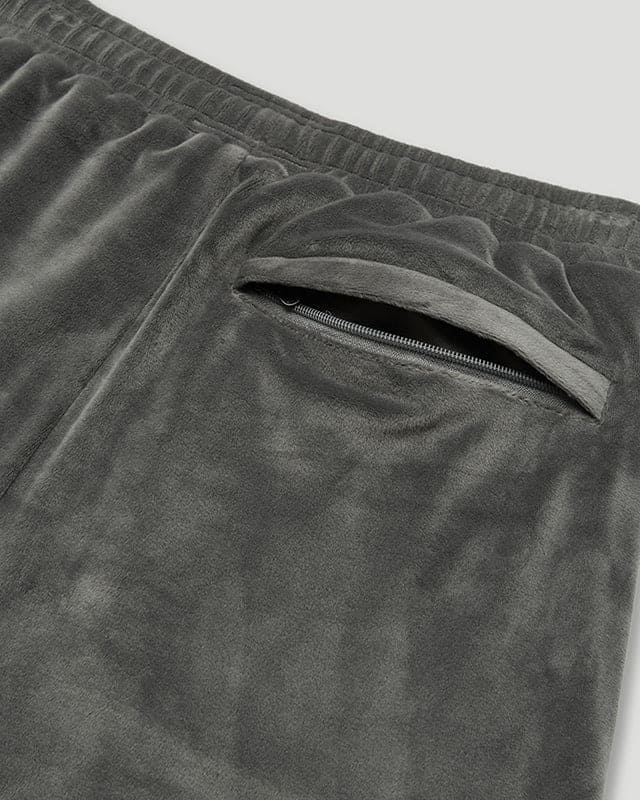 Signature Velour Trackpants Grey - Image 3