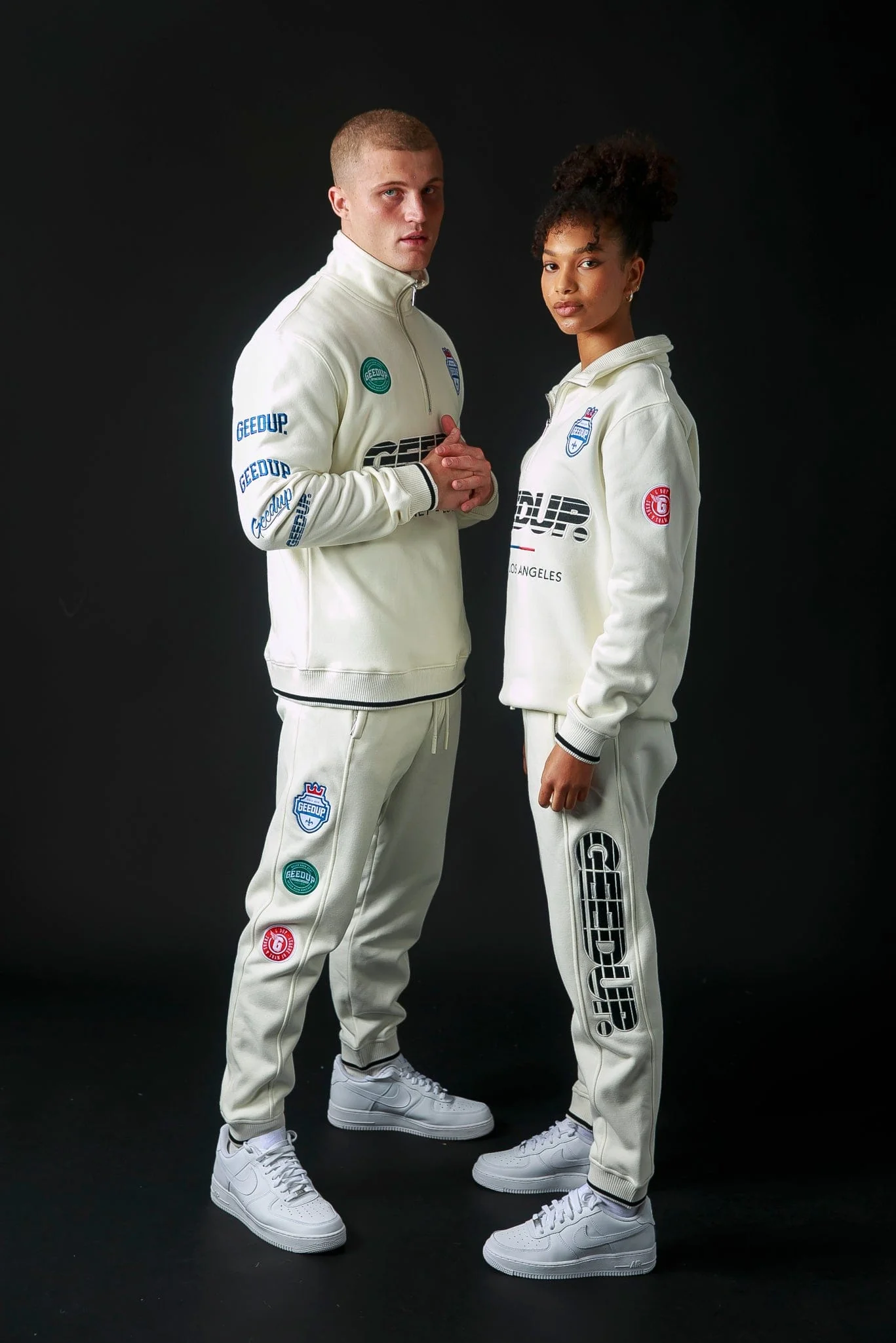 Sportsman Badges Trackpants Light Cream - Image 5