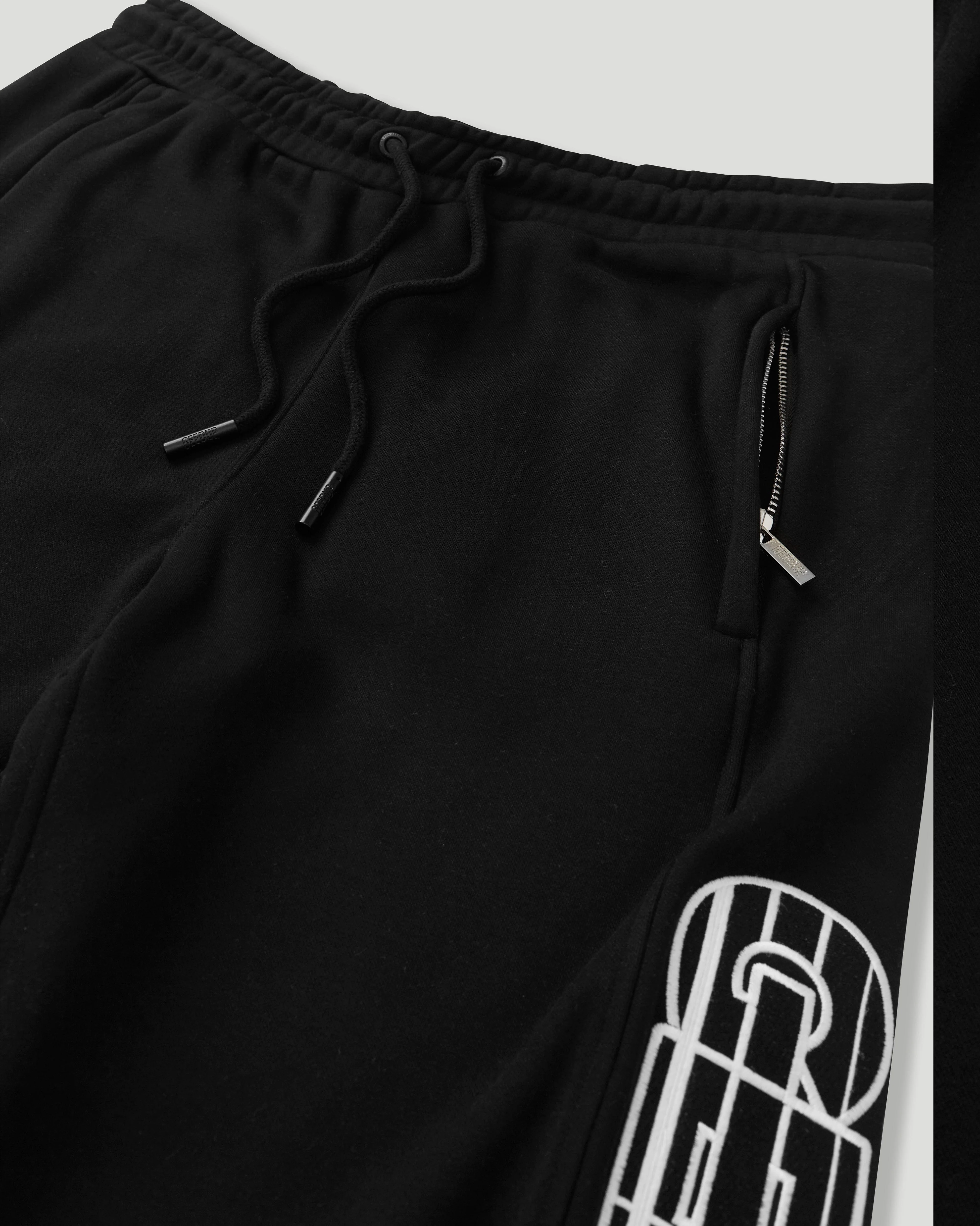 Sportsman Badges Trackpants Black - Image 3