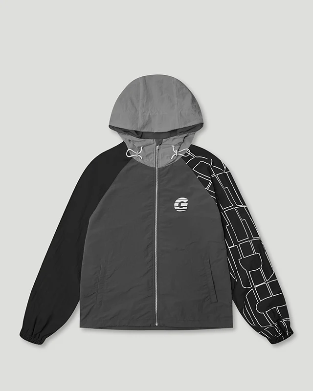 Sportsman Windbreaker Black/Grey