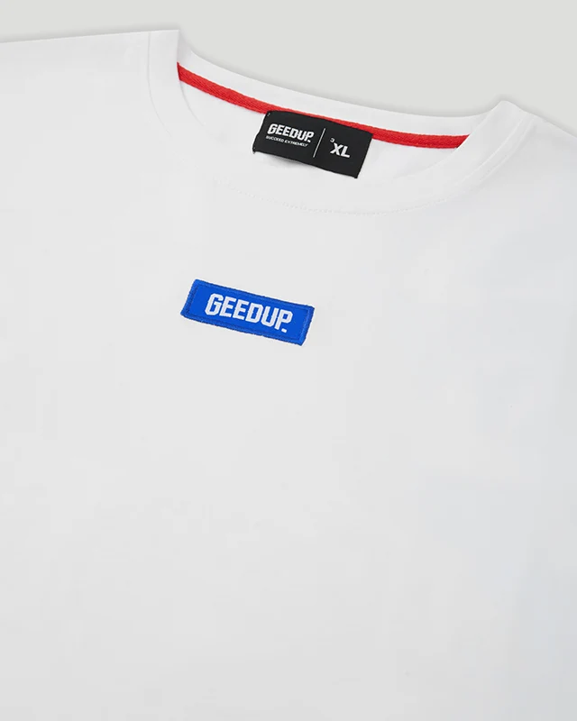 Subway T-Shirt White/Blue - Image 3