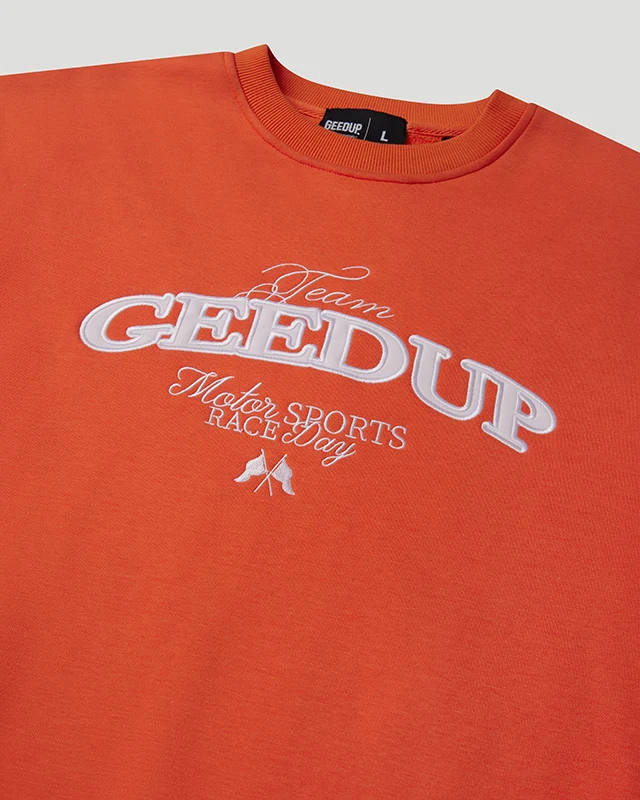 Team Geedup Crewneck Orange/White - Image 5