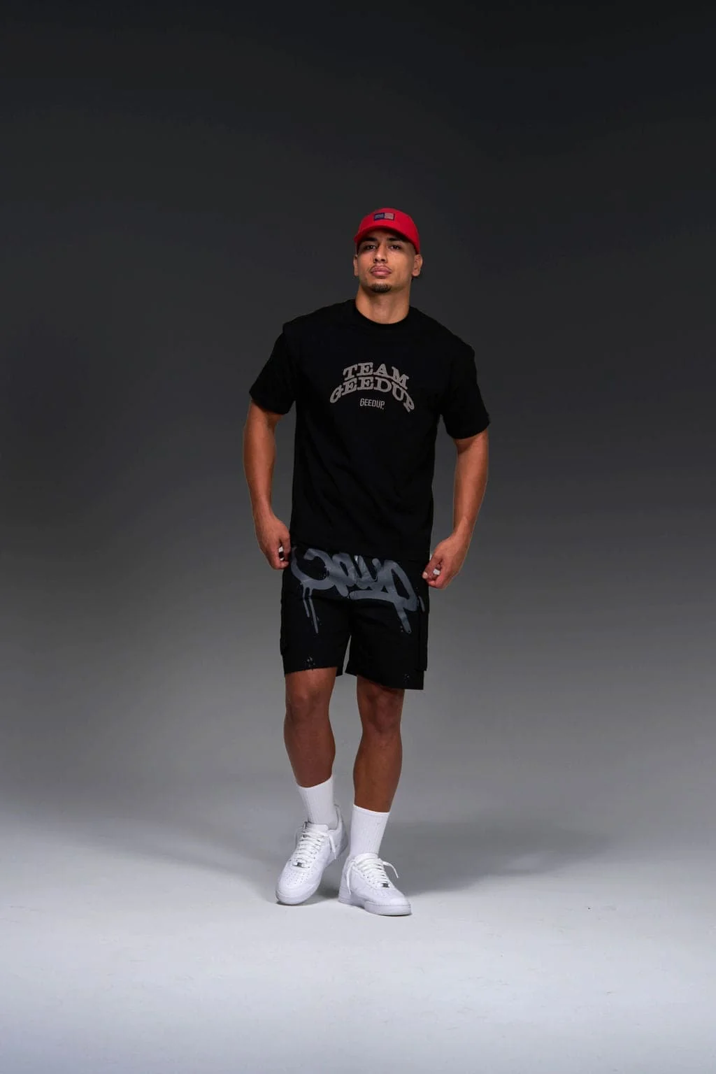 Team Geedup T-Shirt Black - Image 4