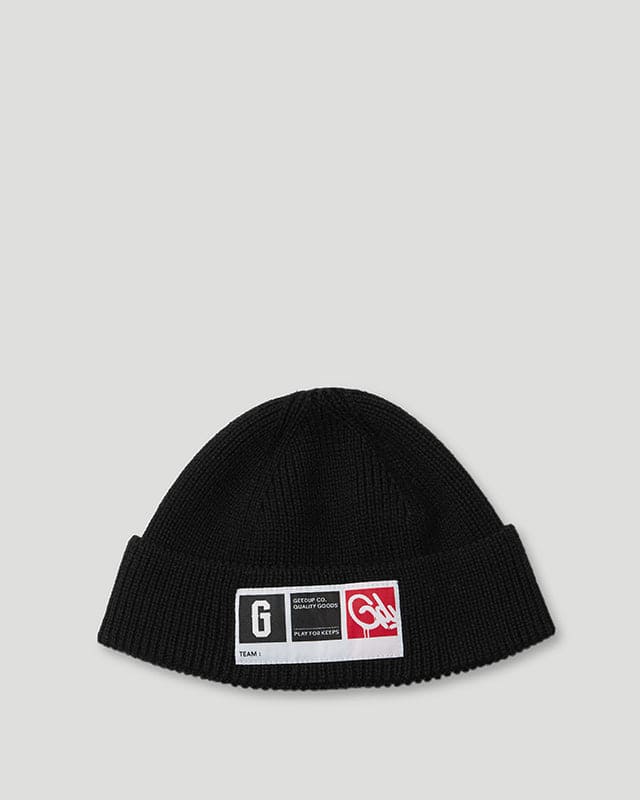 Team Label Beanie Black - Image 3