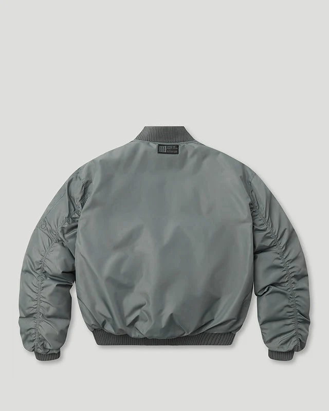 Team Logo/Handstyle Reversible Bomber Grey/Black - Image 3
