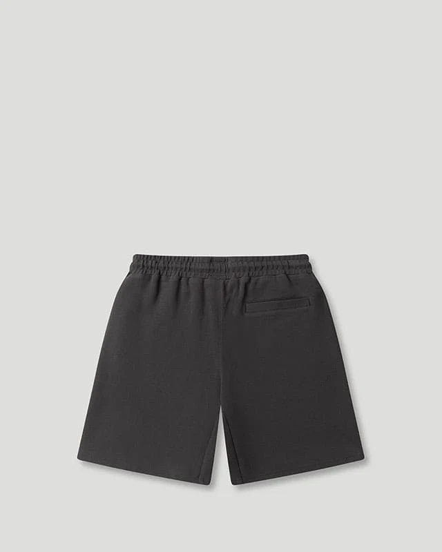 Team Logo Pique Short Asphalt - Image 4