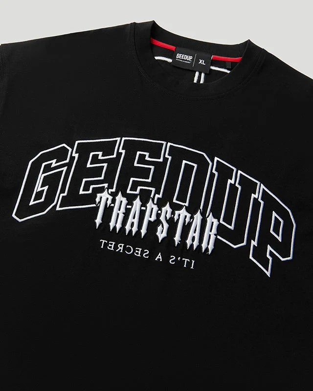 Team Logo x Trapstar Irongate T-Shirt Black - Image 3